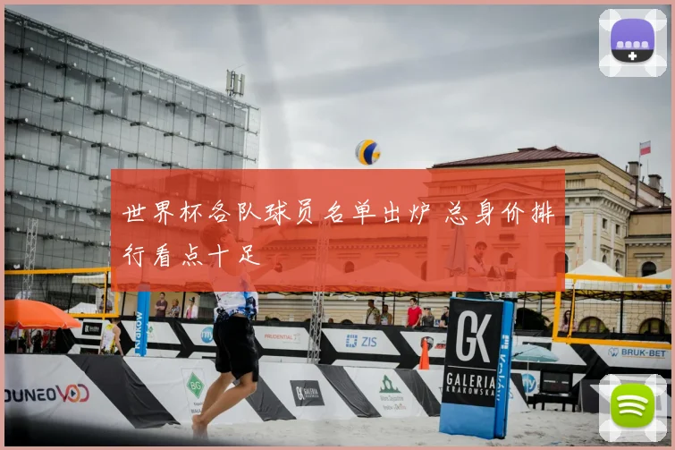 世界杯各队球员名单出炉 总身价排行看点十足