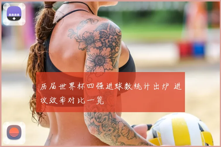 历届世界杯四强进球数统计出炉 进攻效率对比一览
