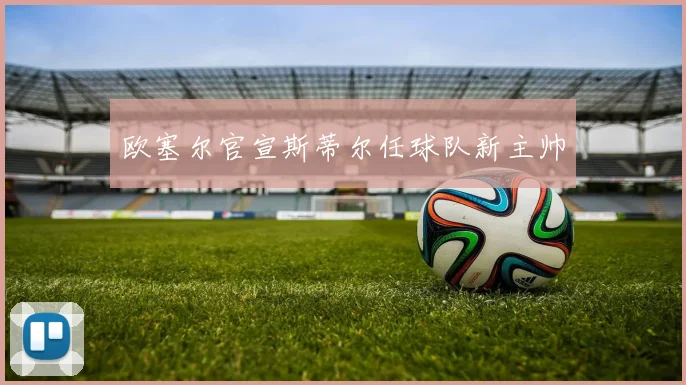 欧塞尔官宣斯蒂尔任球队新主帅